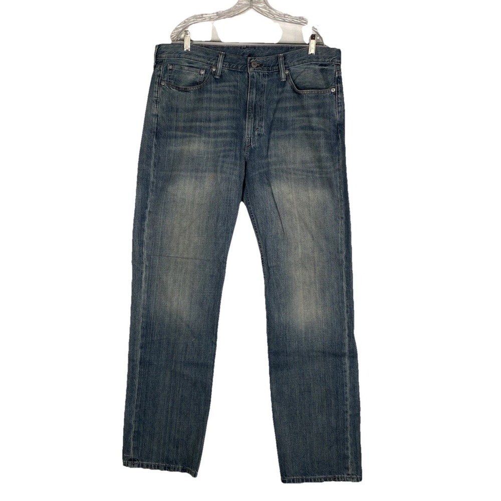 Levis 514 Jeans Mens 38x32 Blue Levi Strauss Regular Fit Pants Dark Workwear‎